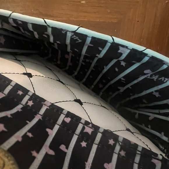 Betsey Johnson Chic White and Black Backpack - Picture 4 of 6